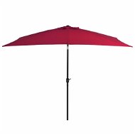Garden parasol with metal pole 300 x 200 cm - Sun Umbrella