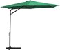 Garden parasol with steel rod 300 cm - Sun Umbrella