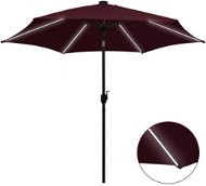 Parasol with LED lights aluminium pole 300 cm - Sun Umbrella