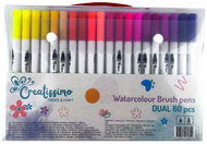 Creatissimo Watercolour markers with two tips, 80 pcs - Fineliner Pens