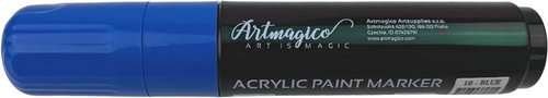 Artmagico akrylový popisovač Jumbo 15 mm, modrý - Popisovač - Hlavní obrázek