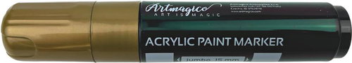 Artmagico acrylic marker Jumbo 15 mm, gold - Marker - Main image