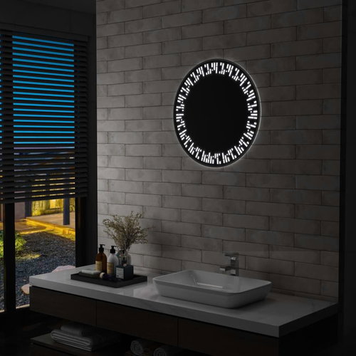 Koupelnové zrcadlo s LED osvětlením 60 cm - Mirror - Main image