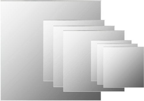 Sada nástěnných zrcadel 7 kusů čtvercové sklo - Mirror - Main image