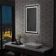 Zrkadlo Kúpeľňové zrkadlo s LED svetlami a dotykovým senzorom 60x100 cm - Zrcadlo