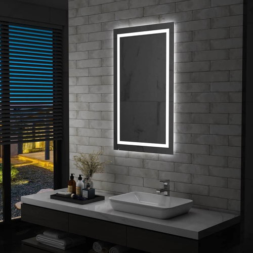 Koupelnové zrcadlo s LED světly a dotykovým senzorem 60x100 cm - Mirror - Main image