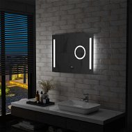 Kúpeľňové zrkadlo s LED svetlami a dotykovým senzorom 80 x 60 cm - Zrkadlo