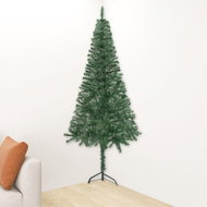 Rohový umělý vánoční stromek zelený 210 cm PVC  - Vánoční stromek