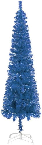 Úzký vánoční stromek modrý 210 cm  - Vánoční stromek - Main image