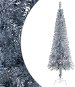 Úzký vánoční stromek stříbrný 240 cm  - Vánoční stromek