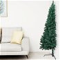 Umelý vianočný pol stromček so stojanom zelený 180 cm PVC - Vianočný stromček