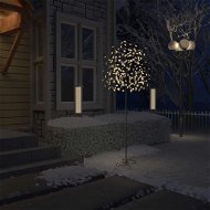 Vánoční strom 220 LED teplé bílé světlo třešňový květ 220 cm - Vánoční stromek