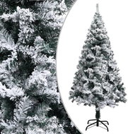 Umělý vánoční stromeček zasněžený zelený 150 cm PVC - Vánoční stromek