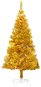 Umělý vánoční stromek se stojanem zlatý 150 cm PET - Vánoční stromek