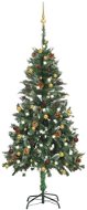 Umelý vianočný stromček s LED diódami a sadou gúľ 150 cm - Vianočný stromček