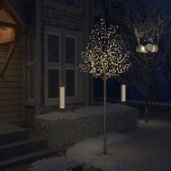 Vánoční strom 600 LED teplé bílé světlo třešňový květ 300 cm - Vánoční stromek