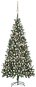 Vianočný stromček Umelý vianočný stromček s LED sadou gúľ a šiškami 210 cm - Vánoční stromek