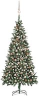 Umelý vianočný stromček s LED sadou gúľ a šiškami 210 cm - Vianočný stromček