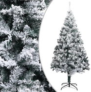 Umělý vánoční stromeček zasněžený zelený 240 cm PVC - Vánoční stromek