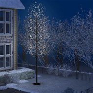 Vánoční strom 2000 LED chladné bílé světlo třešňový květ 500 cm - Vánoční stromek
