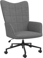 HALMAR čalouněné křeslo Chillout, masiv, černé - Křeslo