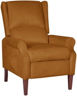 HALMAR křeslo Grifon 2, krémové / zlaté - Křeslo