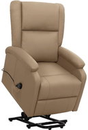 HALMAR polohovací křeslo Jeff, eko kůže, černé - Křeslo