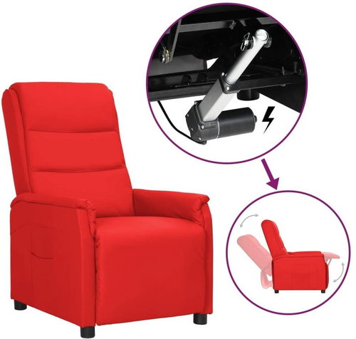 HALMAR relaxační křeslo K401, černé / přírodní - Křeslo - Main image