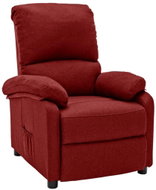 Polohovací křeslo vínové textil, 324072 - Křeslo