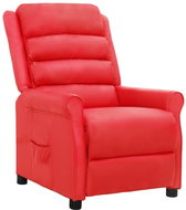 SHUMEE 2místné polohovací křeslo, textil, hnědé, 3084423 - Křeslo