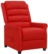 SHUMEE 2místné polohovací křeslo, textil, krémové, 3084257 - Křeslo