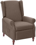 SHUMEE 3místné masážní polohovací křeslo, textil, světle šedé, 3084468 - Křeslo