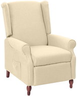 SHUMEE 3místné masážní polohovací křeslo, textil, taupe, 3084389 - Křeslo