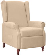 SHUMEE 3místné masážní polohovací křeslo, textil, taupe, 3084473 - Křeslo