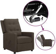 SHUMEE 3místné polohovací křeslo, textil, krémové, 3084432 - Křeslo