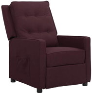 SHUMEE 4místné masážní polohovací křeslo, textil, taupe, 3084487 - Křeslo