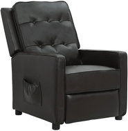 SHUMEE 4místné polohovací křeslo, textil, hnědé, 3084360 - Křeslo