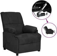 SHUMEE elektrické polohovací křeslo, samet, hnědé, 3098401 - Křeslo