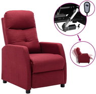 SHUMEE elektrické polohovací křeslo, samet, krémové, 3098402 - Křeslo