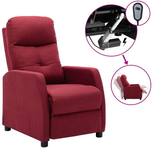 SHUMEE elektrické polohovací křeslo, samet, krémové, 3098402 - Křeslo - Main image