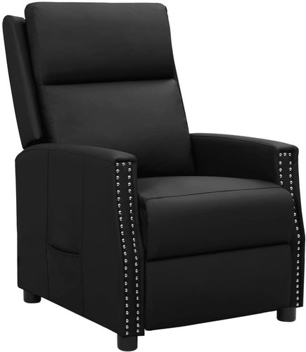 SHUMEE elektrické polohovací křeslo, textil, černé, 3098747 - Křeslo - Main image