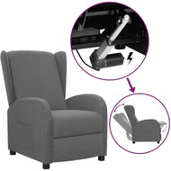 SHUMEE elektrické polohovací křeslo, textil, krémové, 3073811 - Křeslo