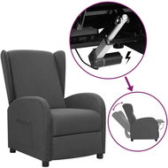 SHUMEE elektrické polohovací křeslo, textil, krémové, 3098553 - Křeslo