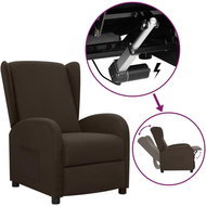 SHUMEE elektrické polohovací křeslo, textil, krémové, 3098754 - Křeslo