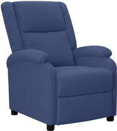 SHUMEE elektrické polohovací křeslo, textil, modré, 3100364 - Křeslo