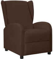 SHUMEE elektrické polohovací křeslo, textil, tmavě hnědé, 3073847 - Křeslo