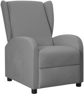 SHUMEE elektrické polohovací křeslo, textil, tmavě hnědé, 3098357 - Křeslo