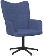 SHUMEE klubové křeslo s podnožkou, umělá kůže, hnědé - Křeslo