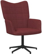 Relaxační židle vínová textil, 327971 - Křeslo