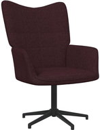 Relaxační židle fialová textil, 327973 - Křeslo